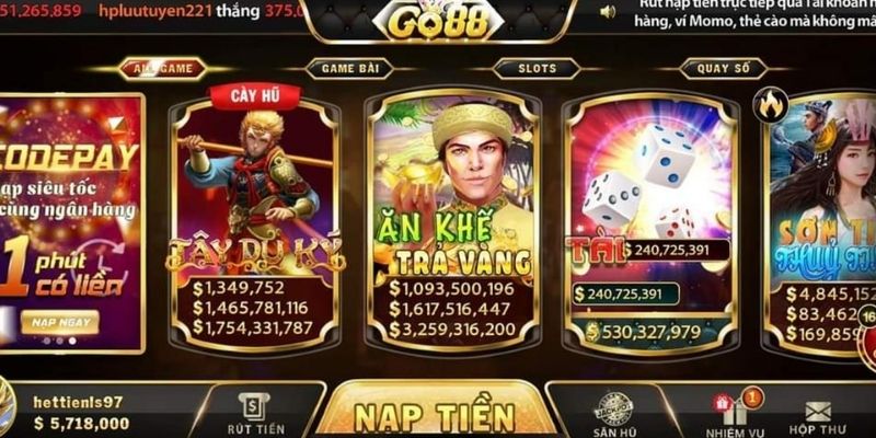 Cách bắt đầu chơi Nổ hũ Go88 nhanh chóng